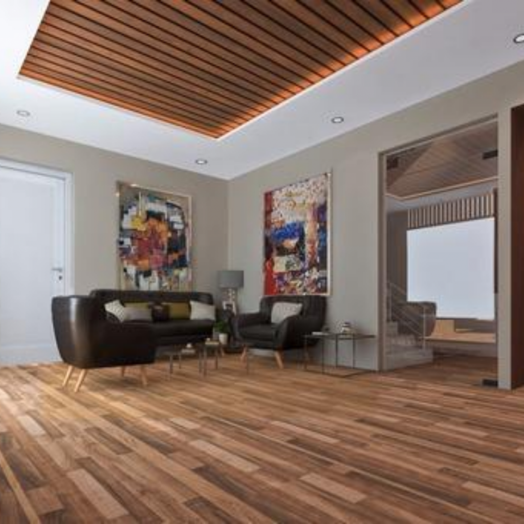 Living room wooden flooring