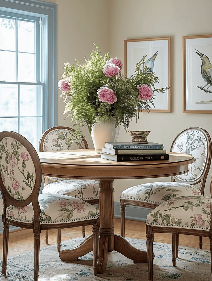 Wooden classical design dining table