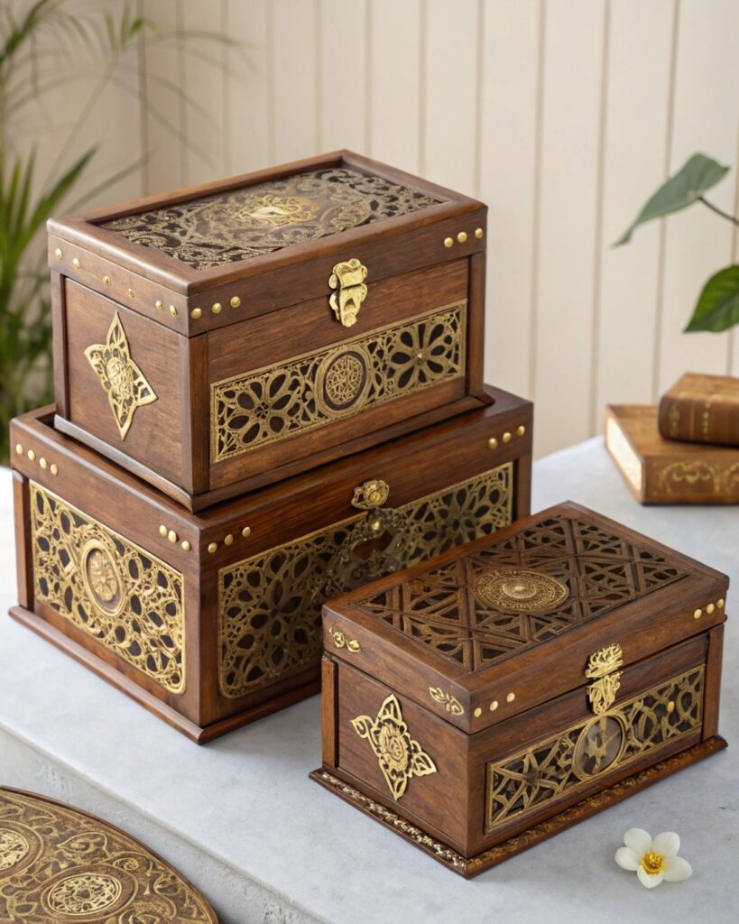 Customized wooden boxes