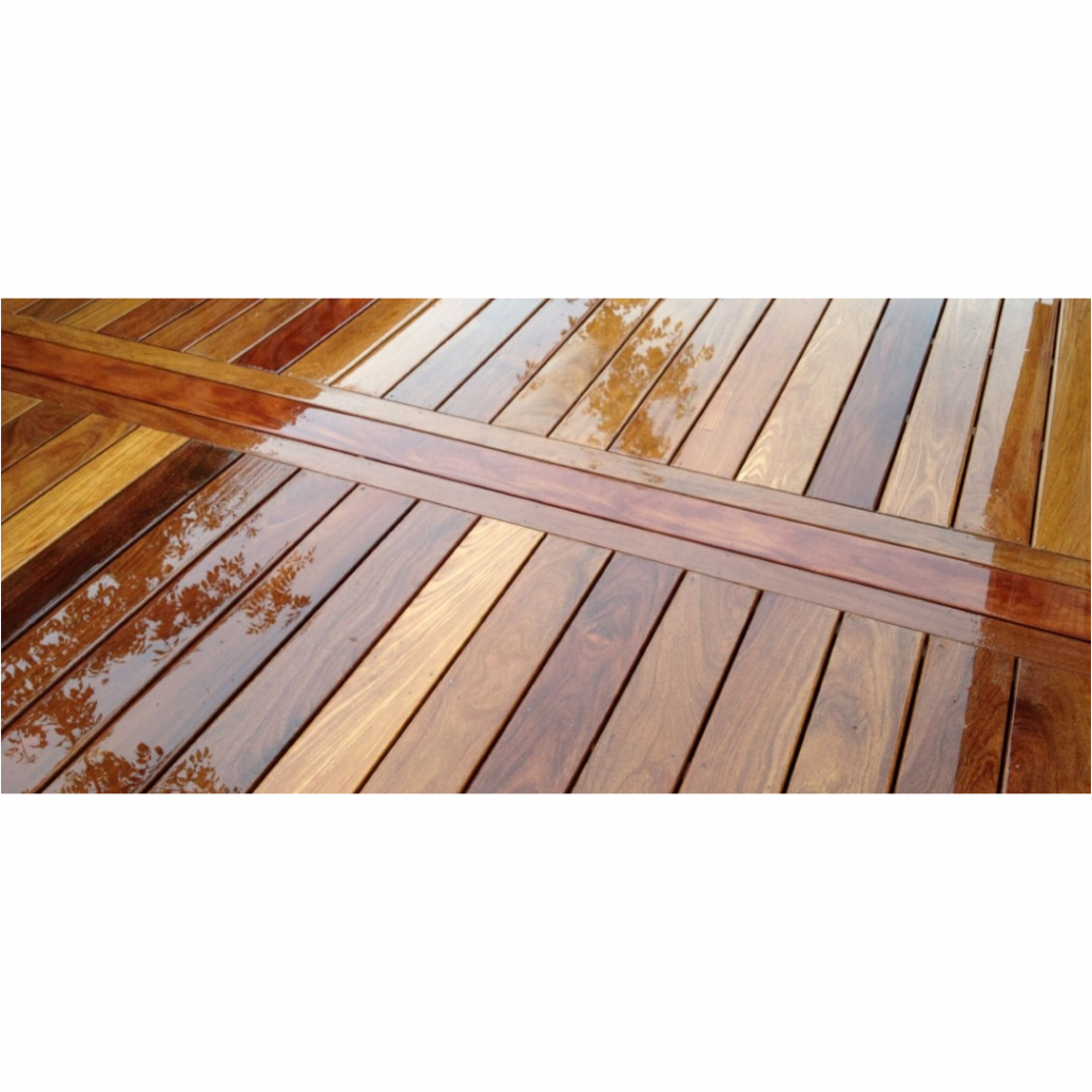 Teak wood decking