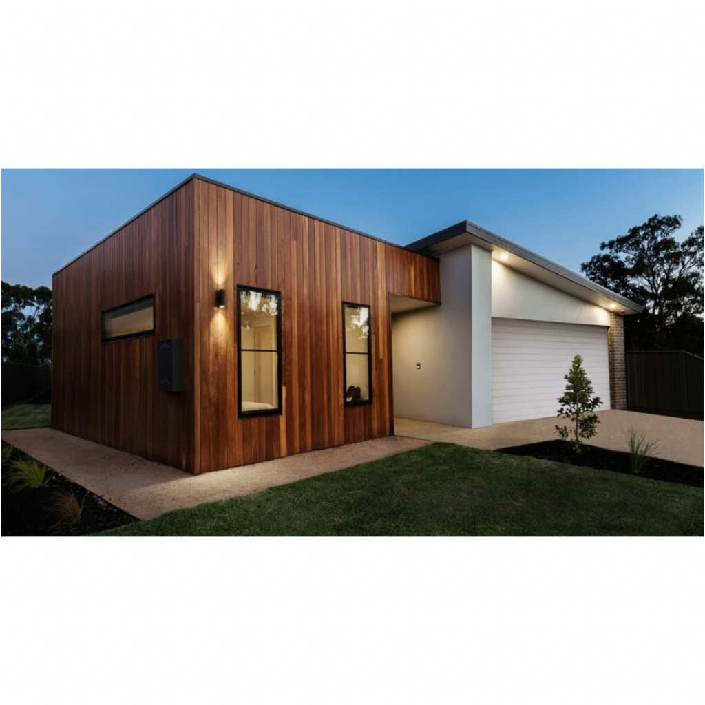 Decorative wood cladding