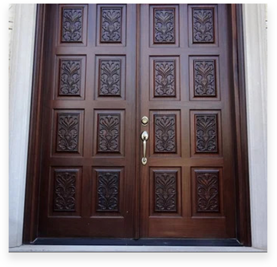wooden doors