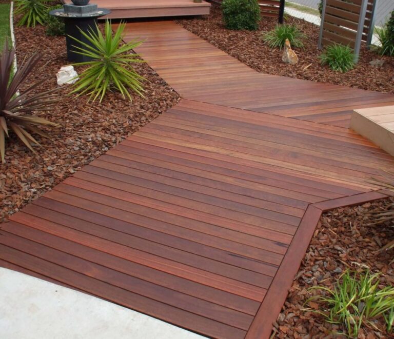 Merbau wood deck
