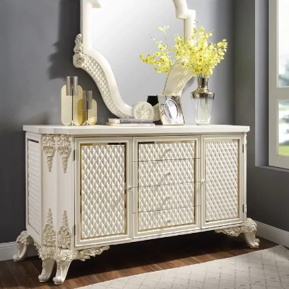 White mirror and console - Reldor