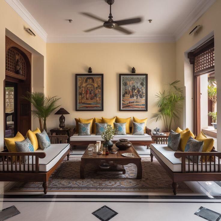 Munshi villa living room design- Reldor