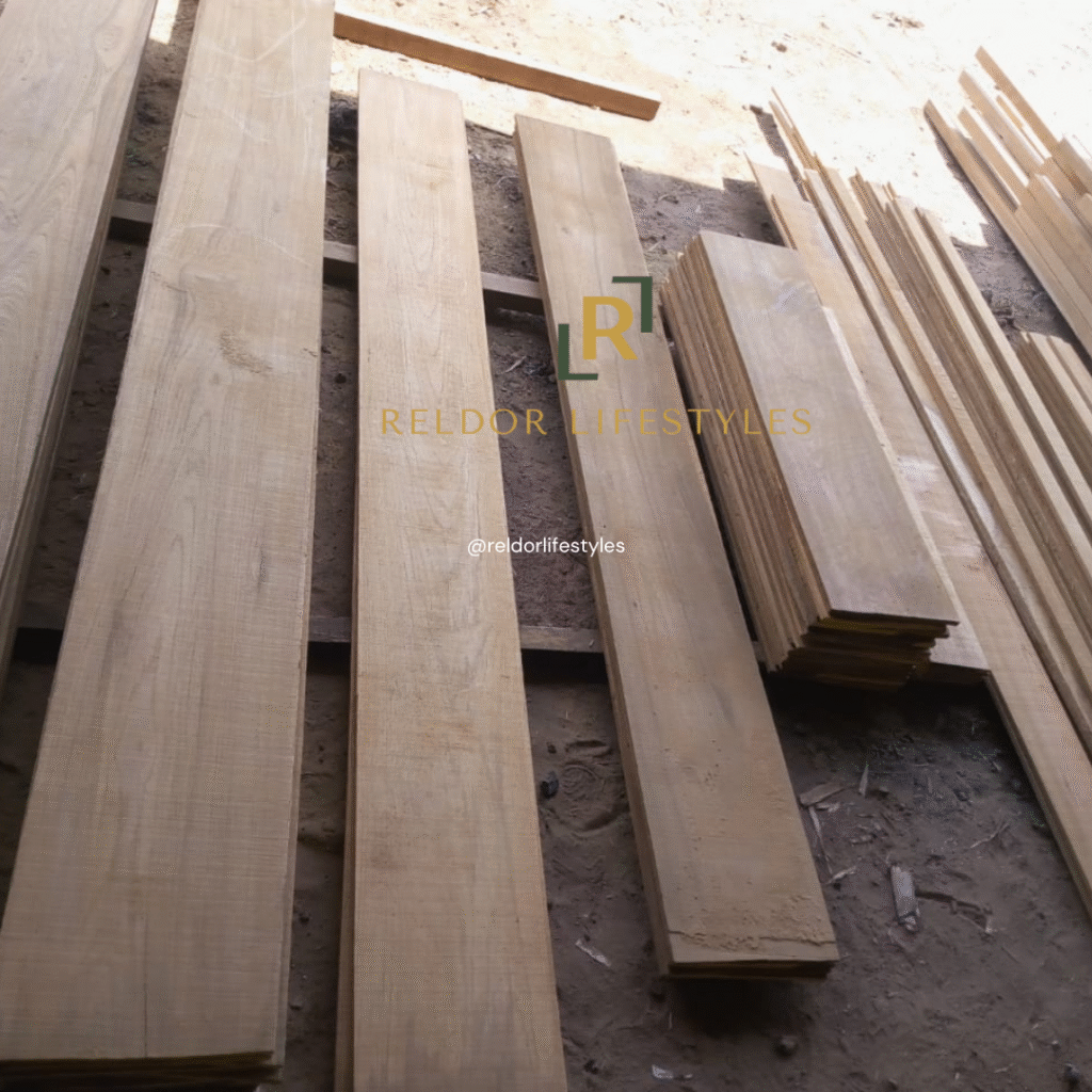 Burma teak wood