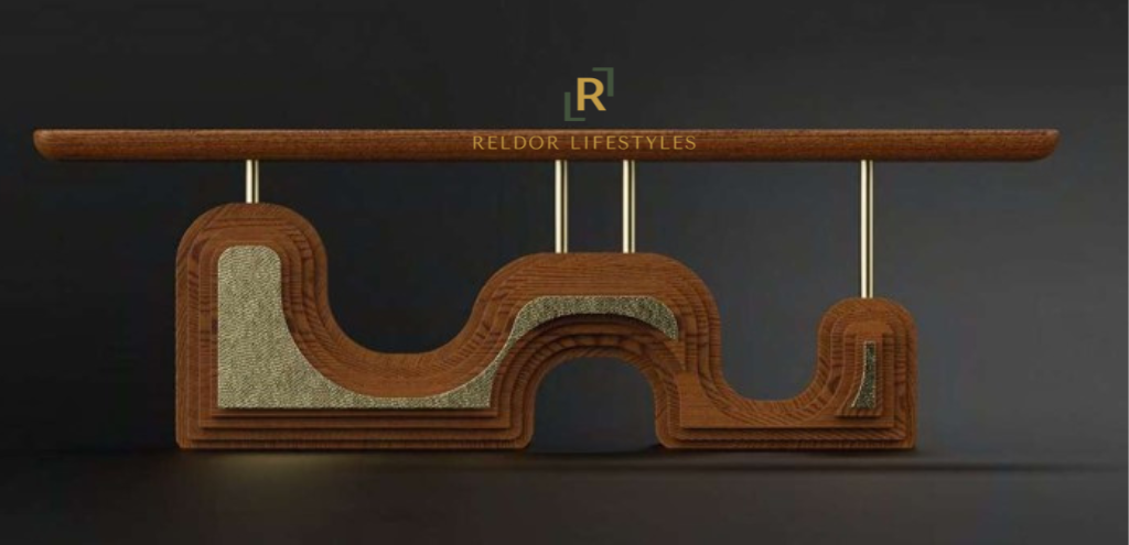 Exclusive designer teak table- Reldor