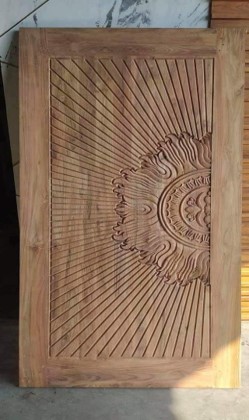 unfinished wooden door design