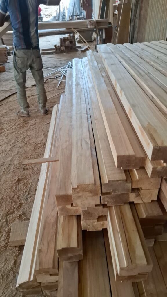 wood working of door frame